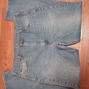 Carhartt Jeans Men's 40x34 Blue Denim Straight Baggy 5 Pocket